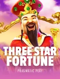 three star fortune slot logo